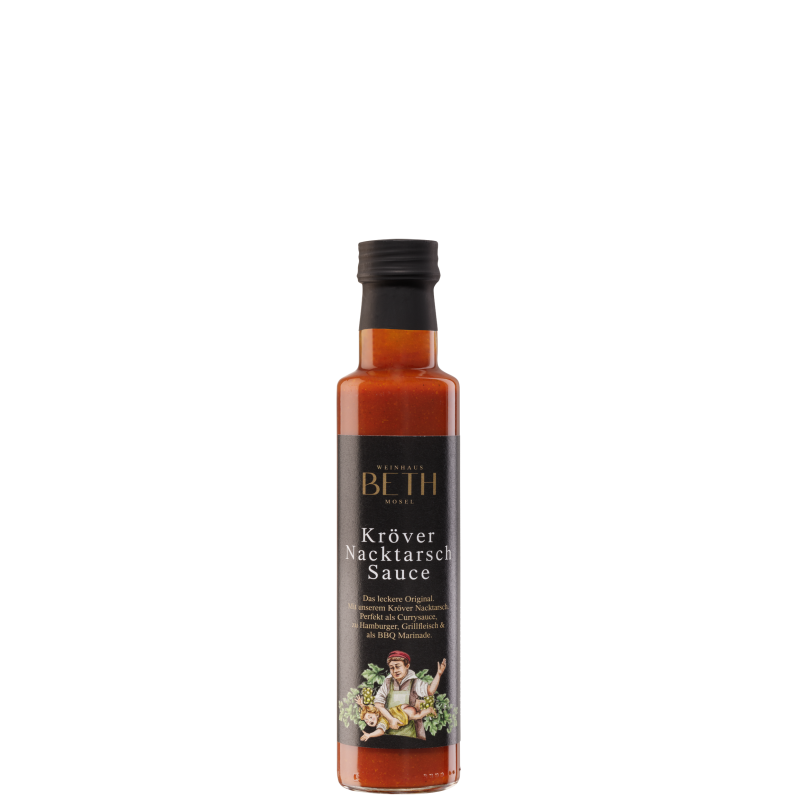 Kröver Nacktarsch Barbeque Sauce Grillsoße 250ml Weinhaus Beth Kröv Mosel